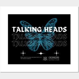 Talking Heads // Butterfly Posters and Art